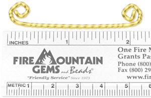 Twisted wire and ruler